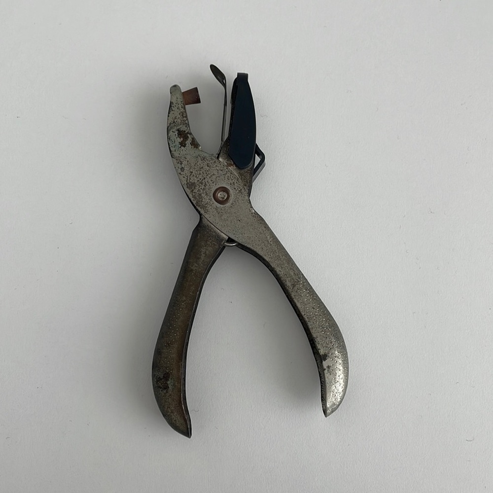 Single Metal Hole Punch - Donation - Worth A Try - Funny - Joke - Chance - Humor